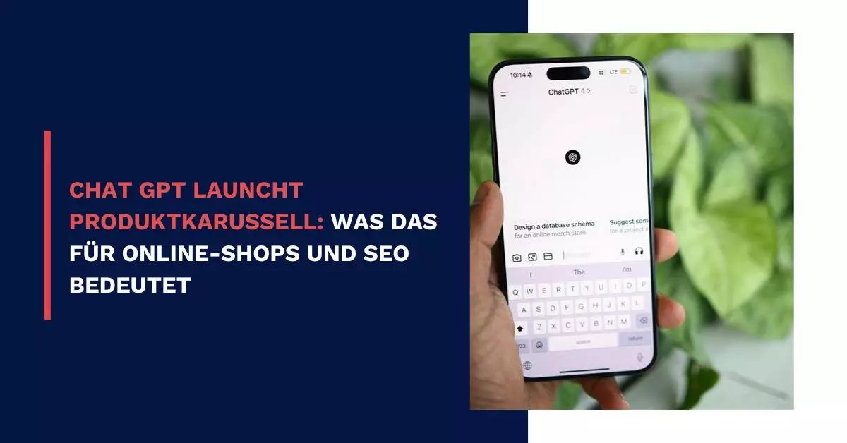 ChatGPT launch Produktkarussell